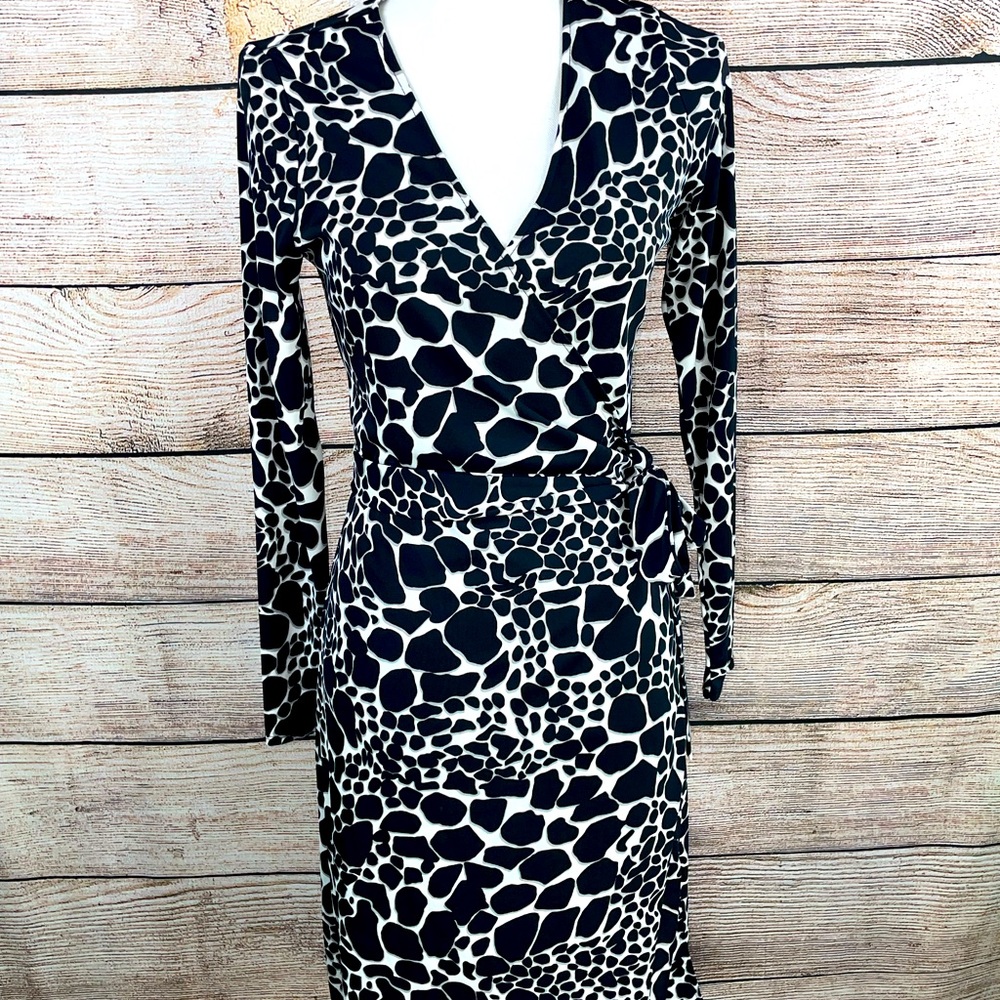 Y2K The Limited animal print Wrap dress - Picture 2 of 4